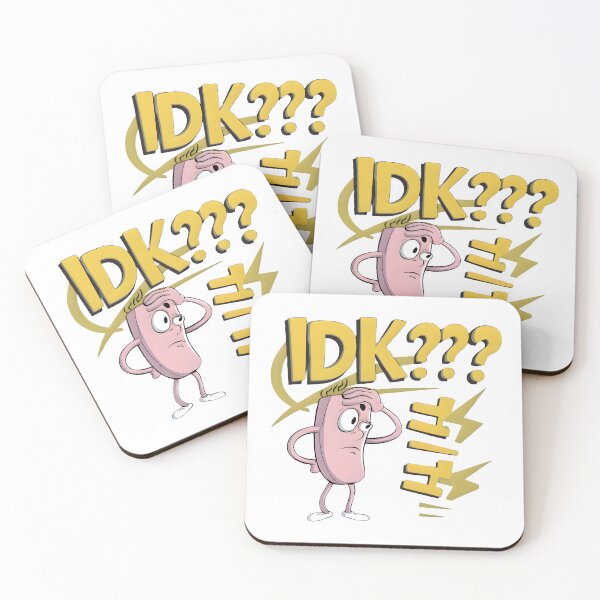 Item preview, I Don't Know, IDK??, Confused Humorous Design designed and sold by ThreadLore.