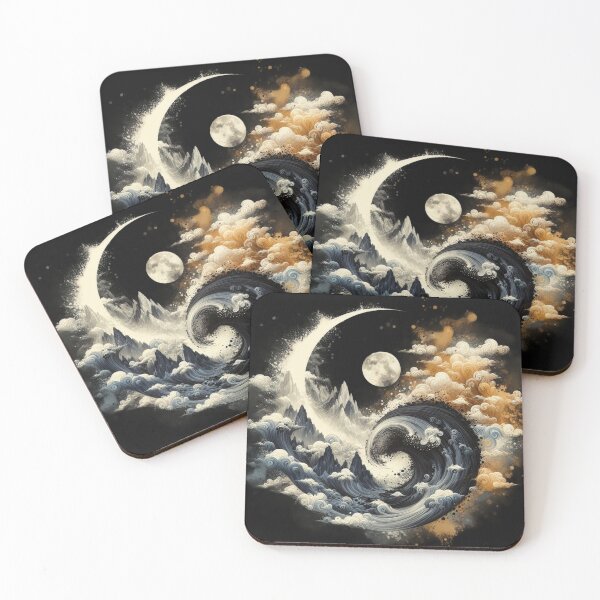 Item preview,  Tai Chi pattern by mountain and ocean designed and sold by LiuBaoBao.