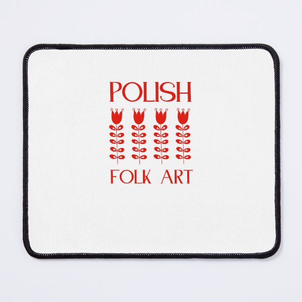 Item preview, Polish Folk Art - Reds Tulips (red letters) designed and sold by alczar.