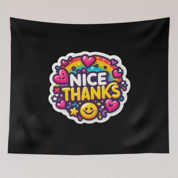 Item preview, Nice Thanks Sticker 2 designed and sold by Psycho-Crazy.