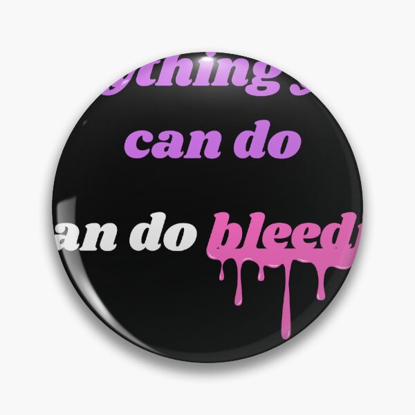Item preview, Anything you can do i can do bleeding -  retro | feminist shirt | period designed and sold by Meta-Prints.