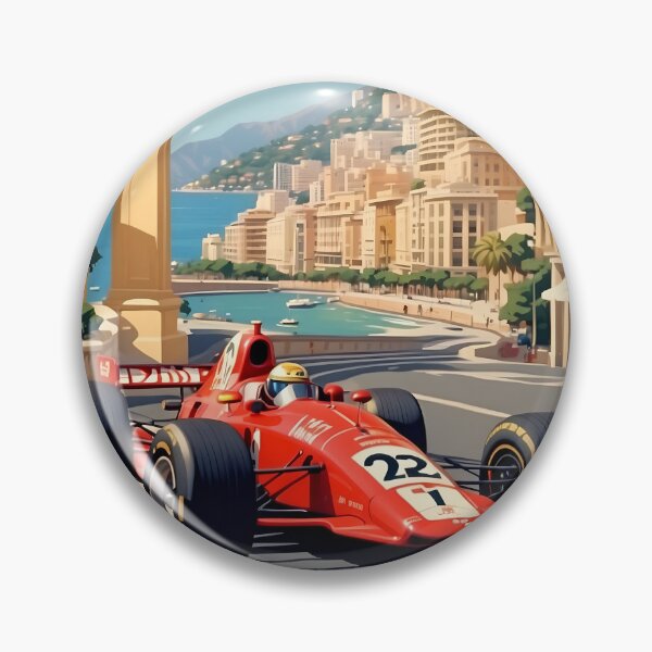 Item preview, Monaco Motorsport Revival: Vintage Racing Poster designed and sold by Ceemko's Vintage Corner.