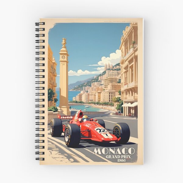 Item preview, Monaco Motorsport Revival: Vintage Racing Poster designed and sold by Ceemko's Vintage Corner.