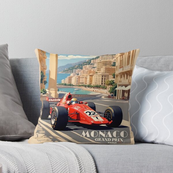 Item preview, Monaco Motorsport Revival: Vintage Racing Poster designed and sold by Ceemko's Vintage Corner.