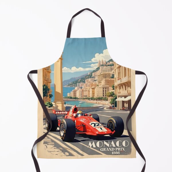 Item preview, Monaco Motorsport Revival: Vintage Racing Poster designed and sold by Ceemko's Vintage Corner.