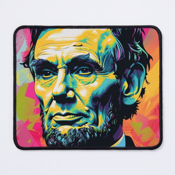 Item preview, Abraham Lincoln pop art style portrait designed and sold by squeakiebowie.