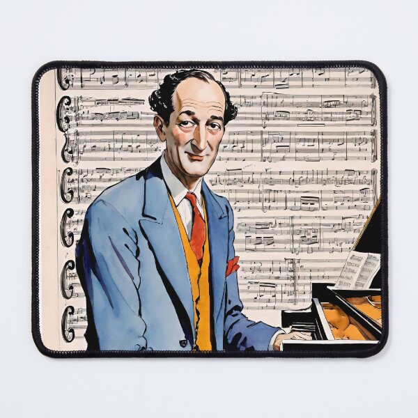 Item preview, George Gershwin at the piano designed and sold by Steffani Lehmann.