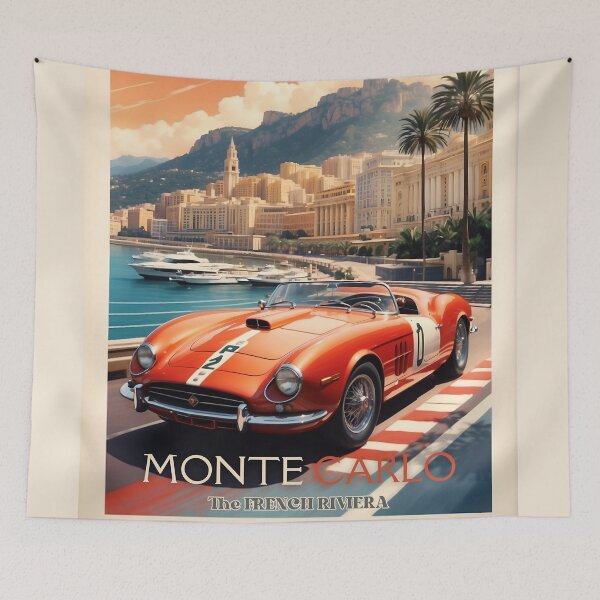 Item preview, Monte Carlo Motorsport Magic: Vintage Racing Art designed and sold by Ceemko's Vintage Corner.