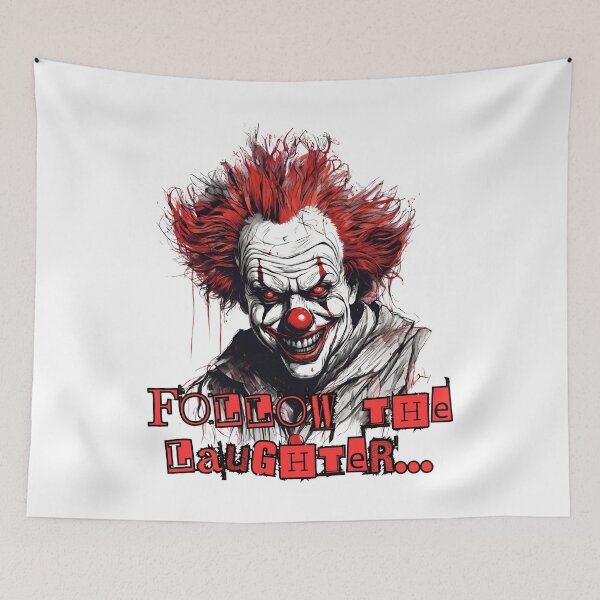 Item preview, Creepy Clown - Follow The Laughter designed and sold by letsgetinspired.