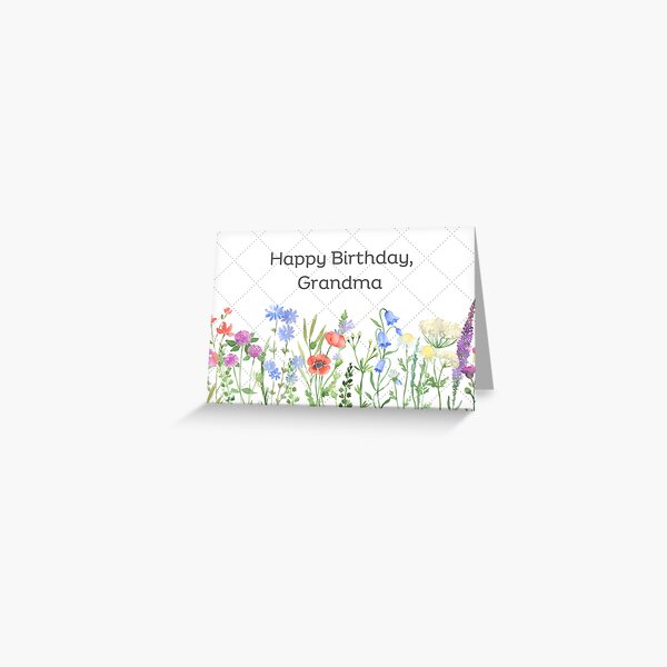 Item preview, Happy Birthday Grandma designed and sold by Fiona-Lynn Designs.