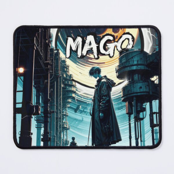 Item preview, Mago futuristic logo designed and sold by M4G0.