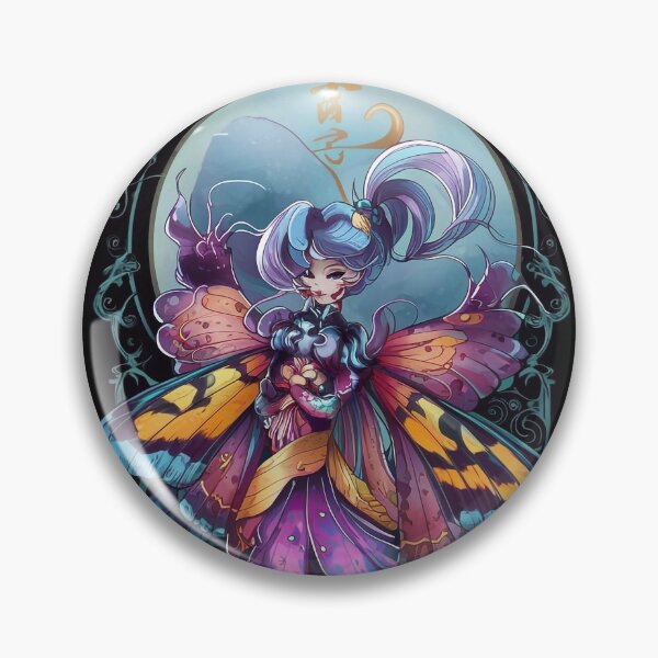 Item preview, Anime Chinese Moon Moth  designed and sold by Tajdi.