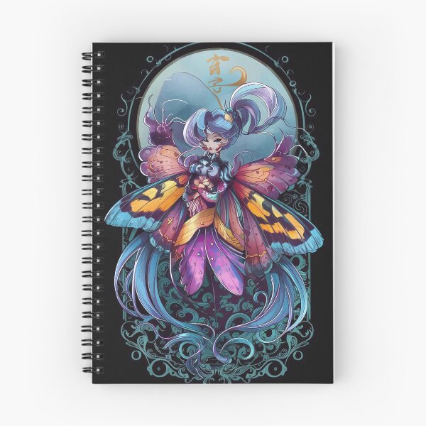 Item preview, Anime Chinese Moon Moth  designed and sold by Tajdi.