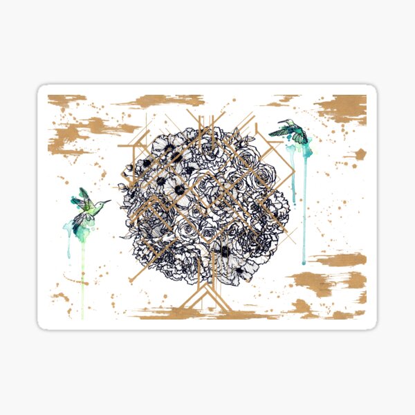 Gatsby Bouquet Pegatina