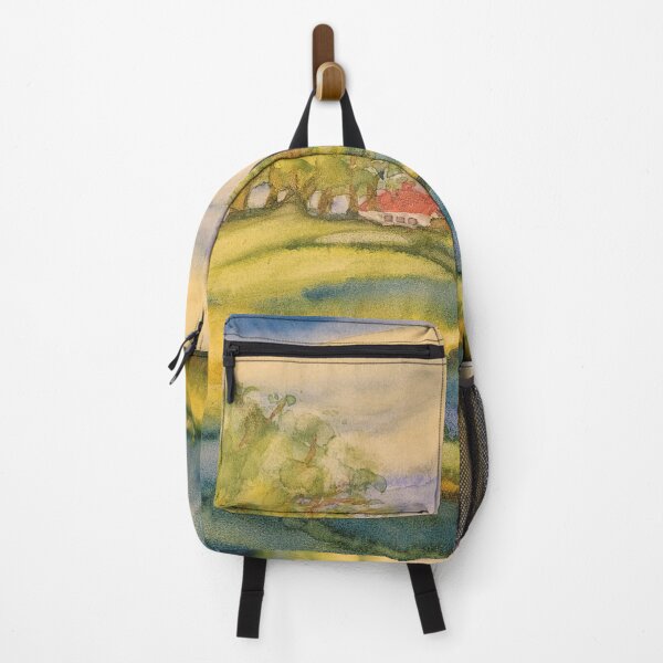 Item preview, Blooming rapeseed fields in watercolor designed and sold by margikunst.