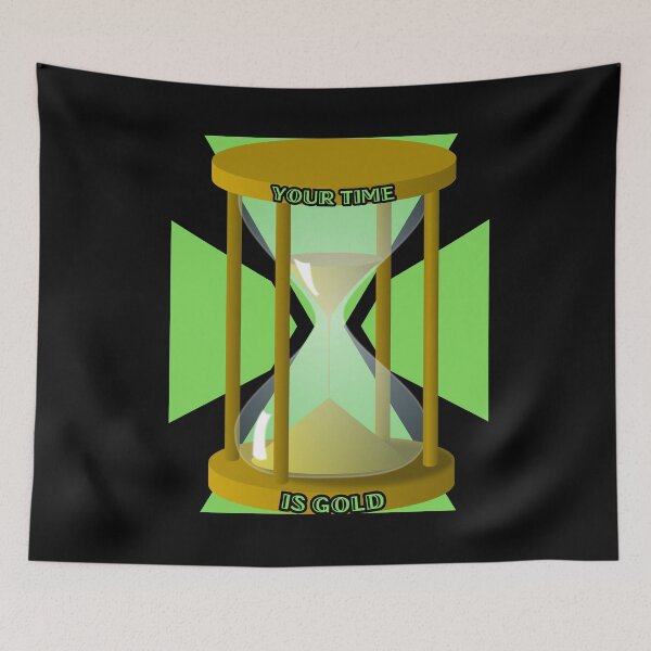 Item preview, YOUR TIME IS GOLD designed and sold by stickersrafisa.