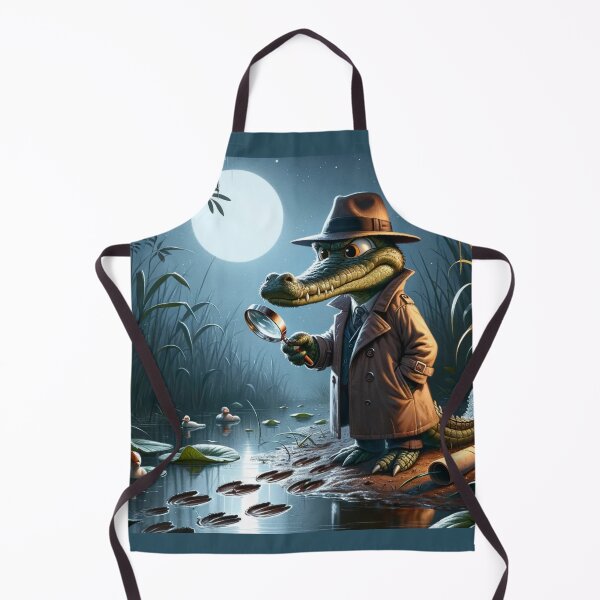 Item preview, The mysterious crocodile detective of the swamps designed and sold by AndreaMart.