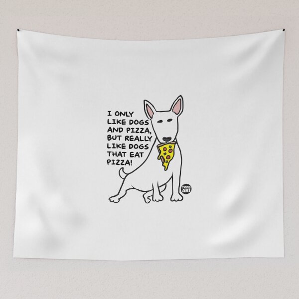 Item preview, I ONLY LIKE DOGS AND PIZZA, BUT REALITY LIKE DOGS THAT EAT PIZZA! designed and sold by TODD GOLDMAN.