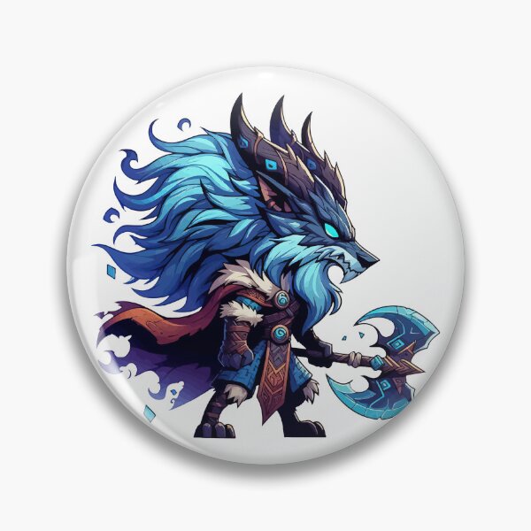 Artikelvorschau, Kawaii Chibi Wolf Fenrir Nordische Mythologie Wikinger entworfen und verkauft von TomFrontierArt.