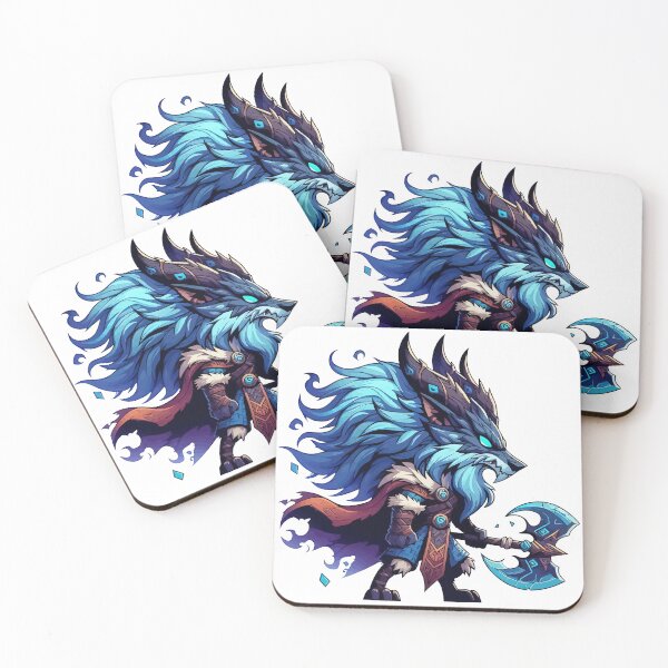 Item preview, Kawaii Chibi Wolf Fenrir Norse Mythology Viking designed and sold by TomFrontierArt.