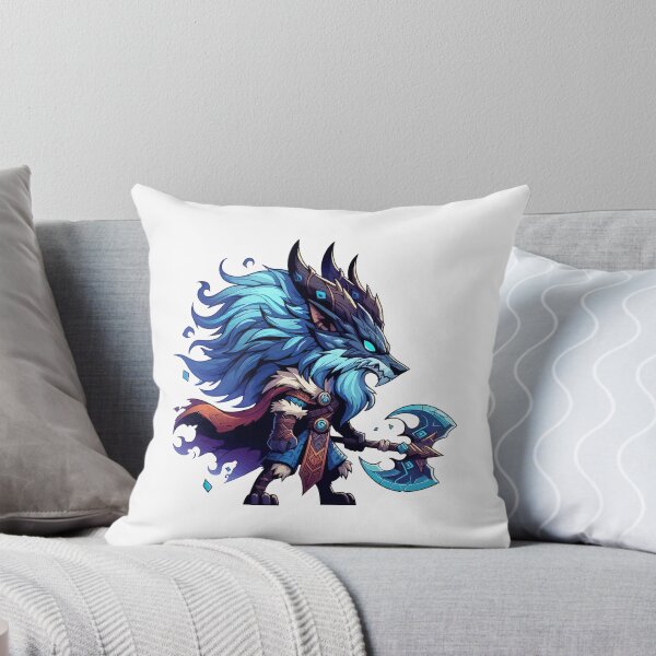 Item preview, Kawaii Chibi Wolf Fenrir Norse Mythology Viking designed and sold by TomFrontierArt.