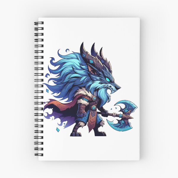 Item preview, Kawaii Chibi Wolf Fenrir Norse Mythology Viking designed and sold by TomFrontierArt.