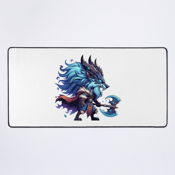 Item preview, Kawaii Chibi Wolf Fenrir Norse Mythology Viking designed and sold by TomFrontierArt.