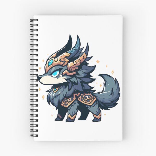 Item preview, Kawaii Chibi Wolf Fenrir Norse Mythology designed and sold by TomFrontierArt.