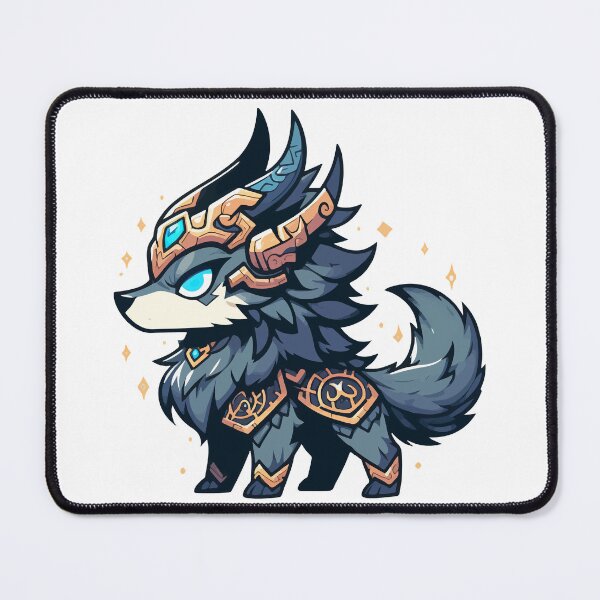 Item preview, Kawaii Chibi Wolf Fenrir Norse Mythology designed and sold by TomFrontierArt.