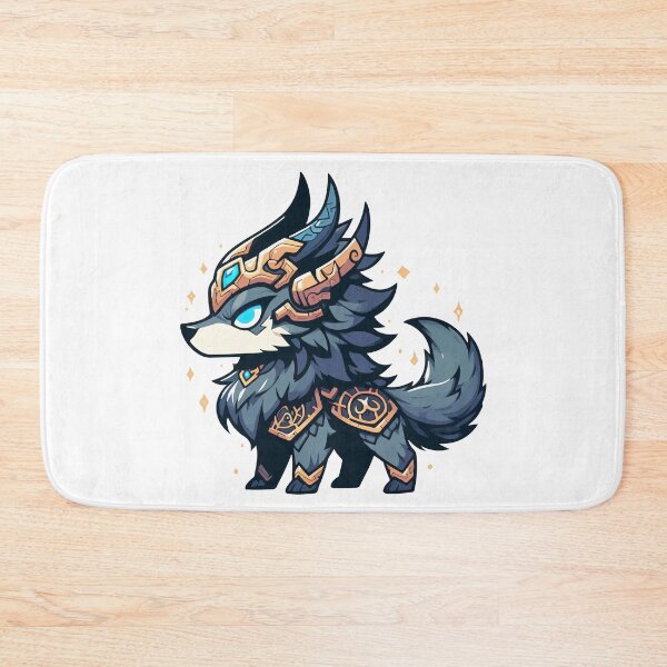 Item preview, Kawaii Chibi Wolf Fenrir Norse Mythology designed and sold by TomFrontierArt.