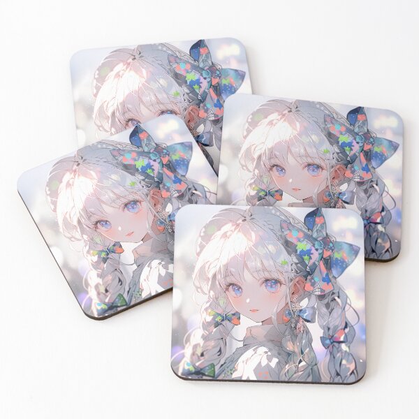 Item preview, Pastel Bows Anime Girl designed and sold by bubblegoth.