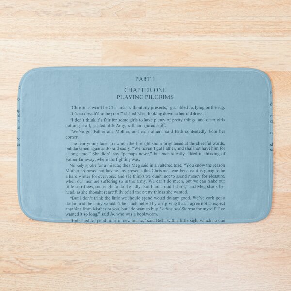 Item preview, First page of Louisa May Alcott's book Little Women designed and sold by LunaMothDesigns.