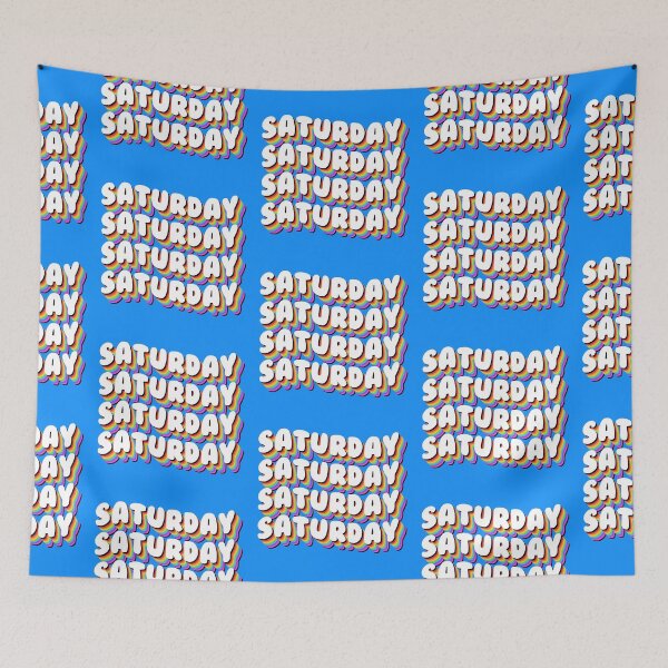 Item preview, Groovy Saturday - Rainbow Saturday - Weekend Vibes designed and sold by Amy Farmer.