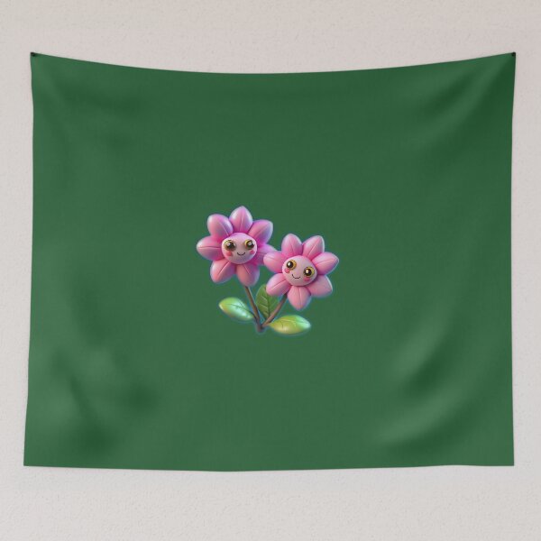 Item preview, Two pink flowers designed and sold by Galart58.