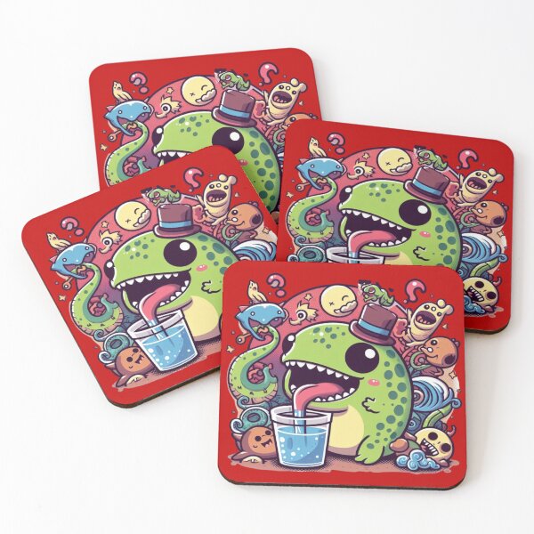 Item preview, Whimsical Monster Mash: A Colorful Cartoon Fantasy designed and sold by TDKCustoms.