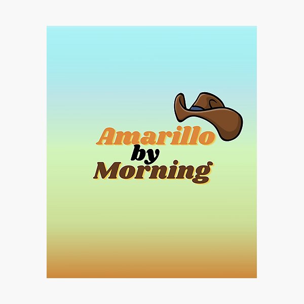 Item preview, Amarillo by morning designed and sold by PatternDesign91.