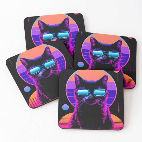 Item preview, Solar Eclipse Black Cat - retro designed and sold by karsad.