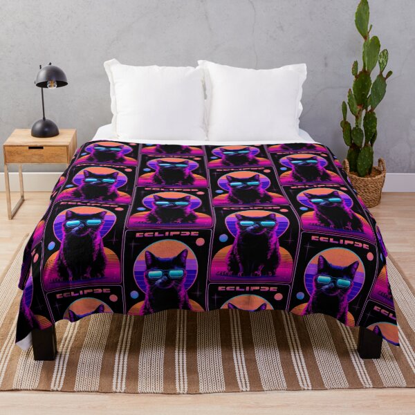 Item preview, Solar Eclipse Black Cat - retro designed and sold by karsad.