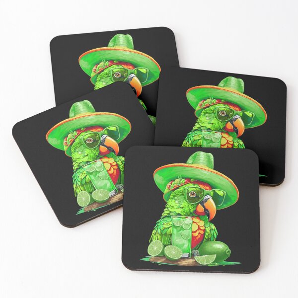Item preview, Lime Green Parrot Limelight Lounger Tropical Happy Bird in Paradise and Refreshing Lime designed and sold by MindWave THC.