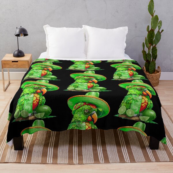 Item preview, Lime Green Parrot Limelight Lounger Tropical Happy Bird in Paradise and Refreshing Lime designed and sold by MindWave THC.
