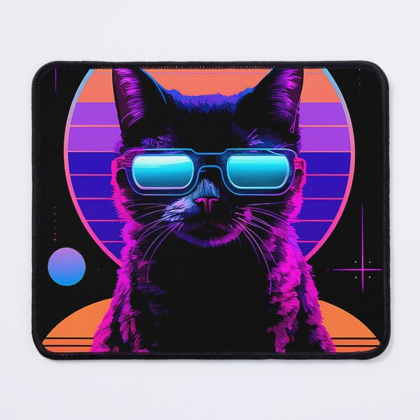 Item preview, Solar Eclipse Black Cat - retro designed and sold by karsad.