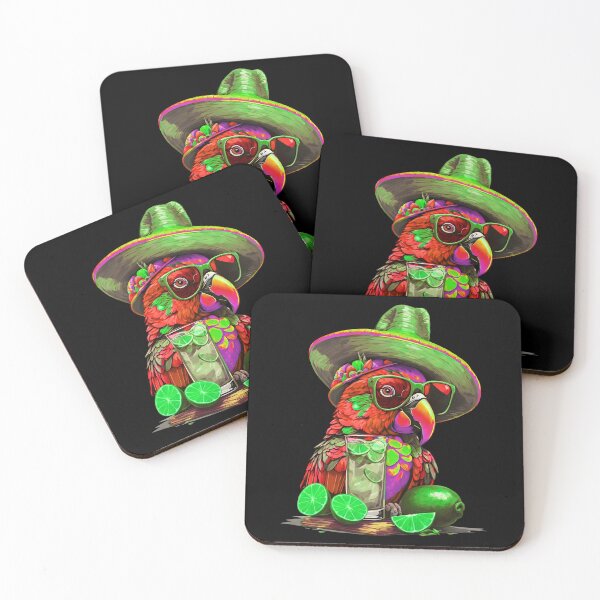 Item preview, Red Hot Parrot Limelight Lounger Tropical Happy Bird in Paradise and Refreshing Lime designed and sold by MindWave THC.