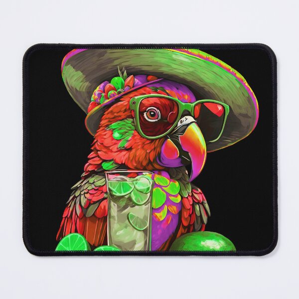 Item preview, Red Hot Parrot Limelight Lounger Tropical Happy Bird in Paradise and Refreshing Lime designed and sold by MindWave THC.