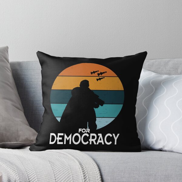 Item preview, Veteran Soldiers poster retro sunset, fighting for democracy designed and sold by ChaosEdits.