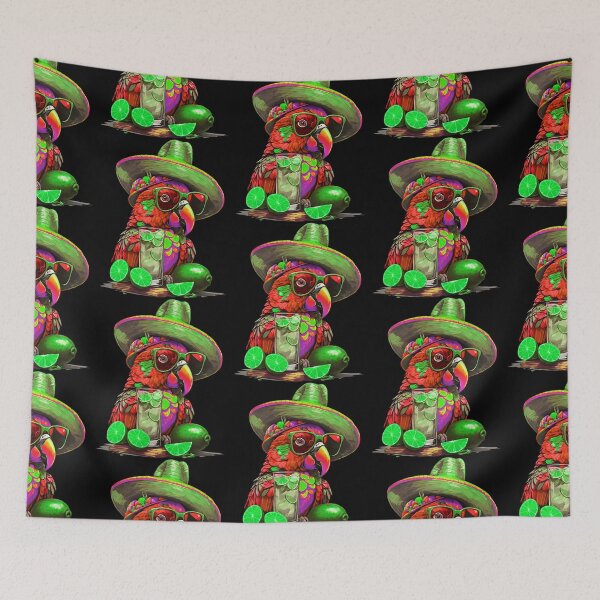 Item preview, Red Hot Parrot Limelight Lounger Tropical Happy Bird in Paradise and Refreshing Lime designed and sold by MindWave THC.