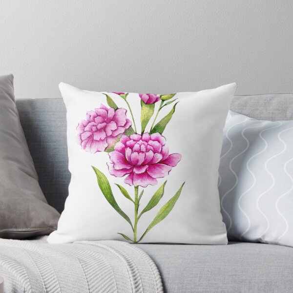 Item preview, Carnation January Birth Month Flower designed and sold by caraulanart.