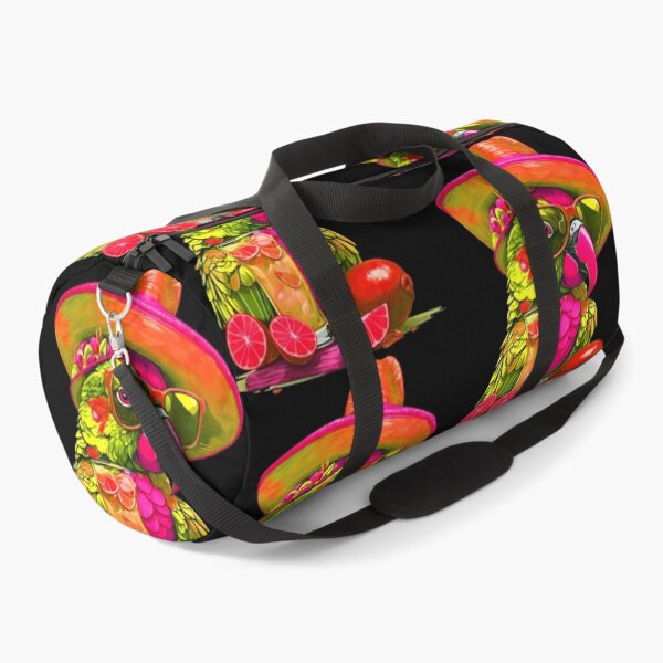 Item preview, Yellow Parrot Limelight Lounger Tropical Happy Bird in Paradise and Refreshing Drinks designed and sold by MindWave THC.