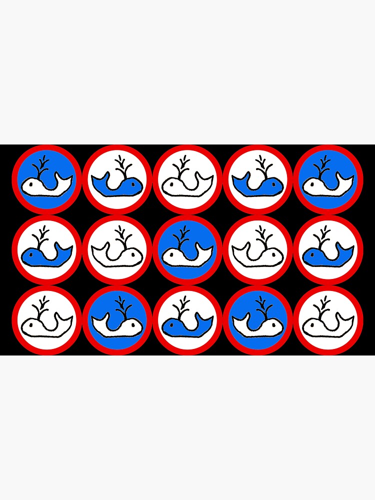 Thumbnail 3 of 3, Sticker, Whales designed and sold by Brickthrowers.