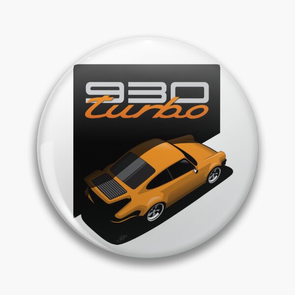 Item preview, Porsche 930 Illustration Orange turbo designed and sold by blackdogshop.