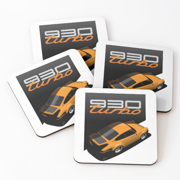 Item preview, Porsche 930 Ilustración Turbo naranja designed and sold by blackdogshop.